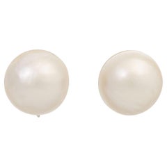 Ear Clips with Mabe Pearls Approx