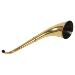 Ear Trumpet Made of Brass and Bakelite English Manufacture of the 1930s