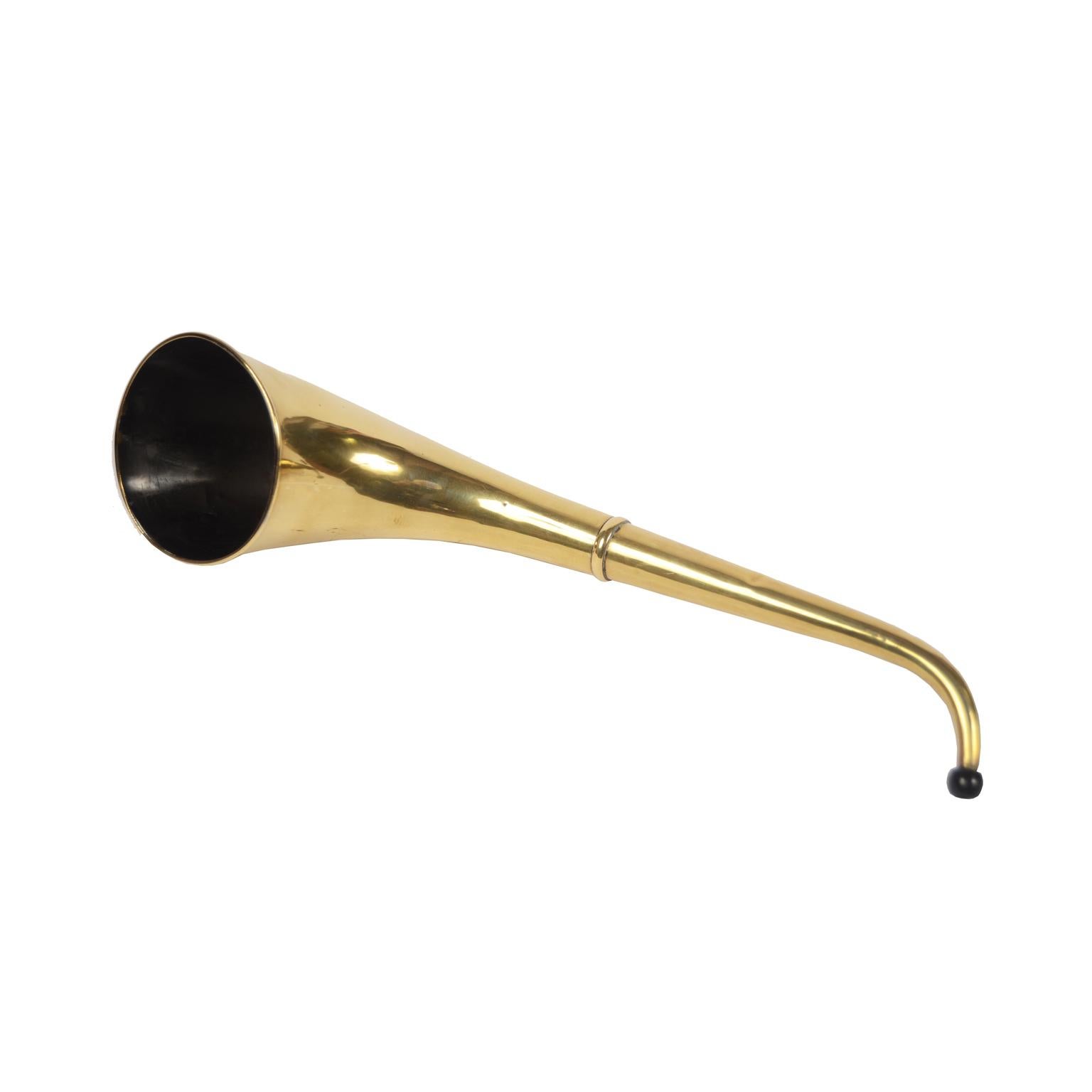 British Ear Trumpet Made of Brass and Bakelite English Manufacture of the 1930s