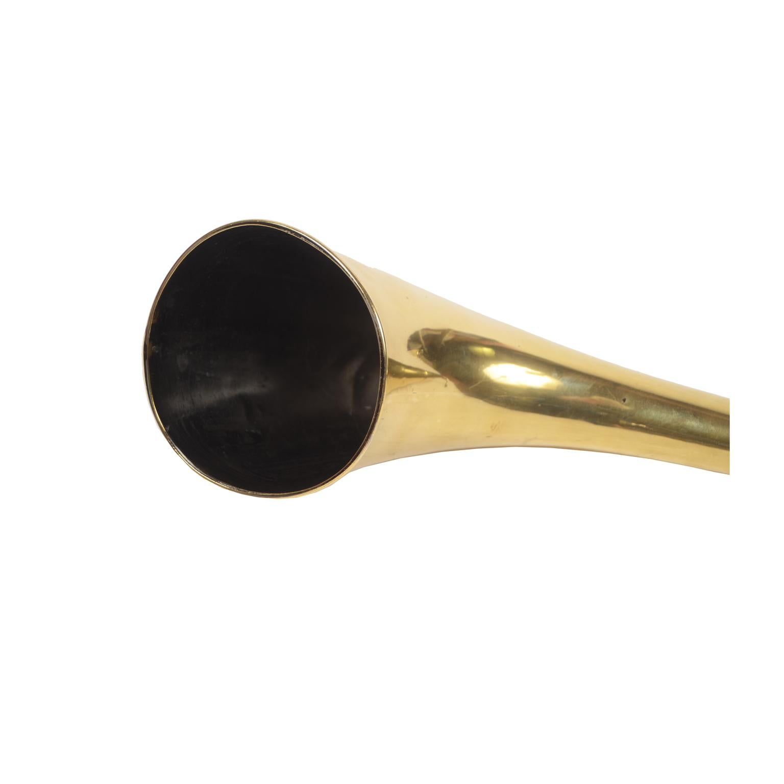 Mid-20th Century Ear Trumpet Made of Brass and Bakelite English Manufacture of the 1930s