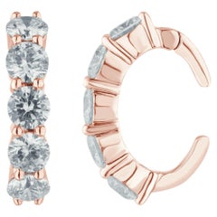 Orecchini Earcuff Pavé di Irama Pradera, oro 18 carati, diamanti da 2,00 ct