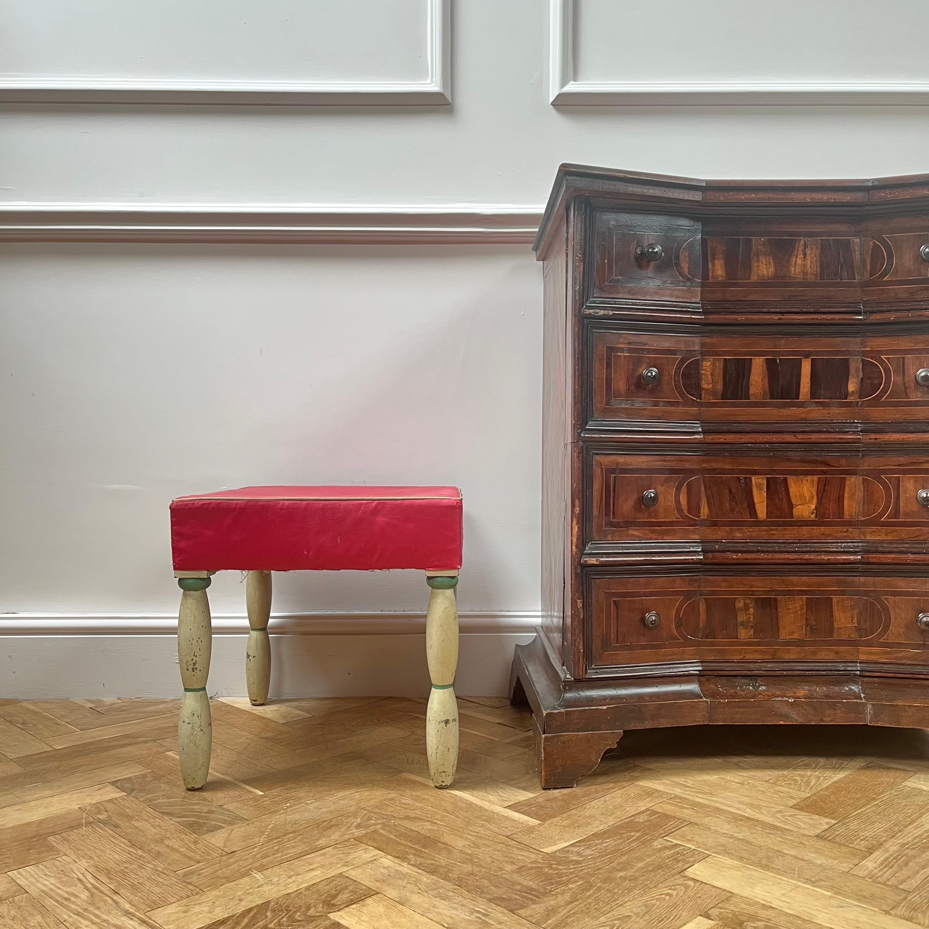 EarIy Twentieth Century Decorator Designed Stool In Good Condition For Sale In London, GB
