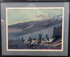 "Schneesturm entlang der Bärenzahnkette"