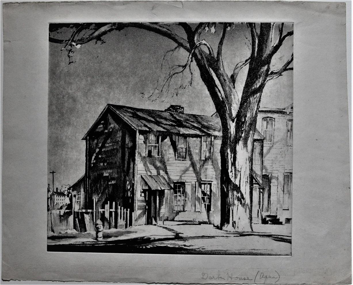 Dark House (Philadelphia). - Print by Earl Horter