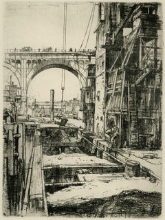 Manhattan, Industry, Coal, 1911, Earl Horter
