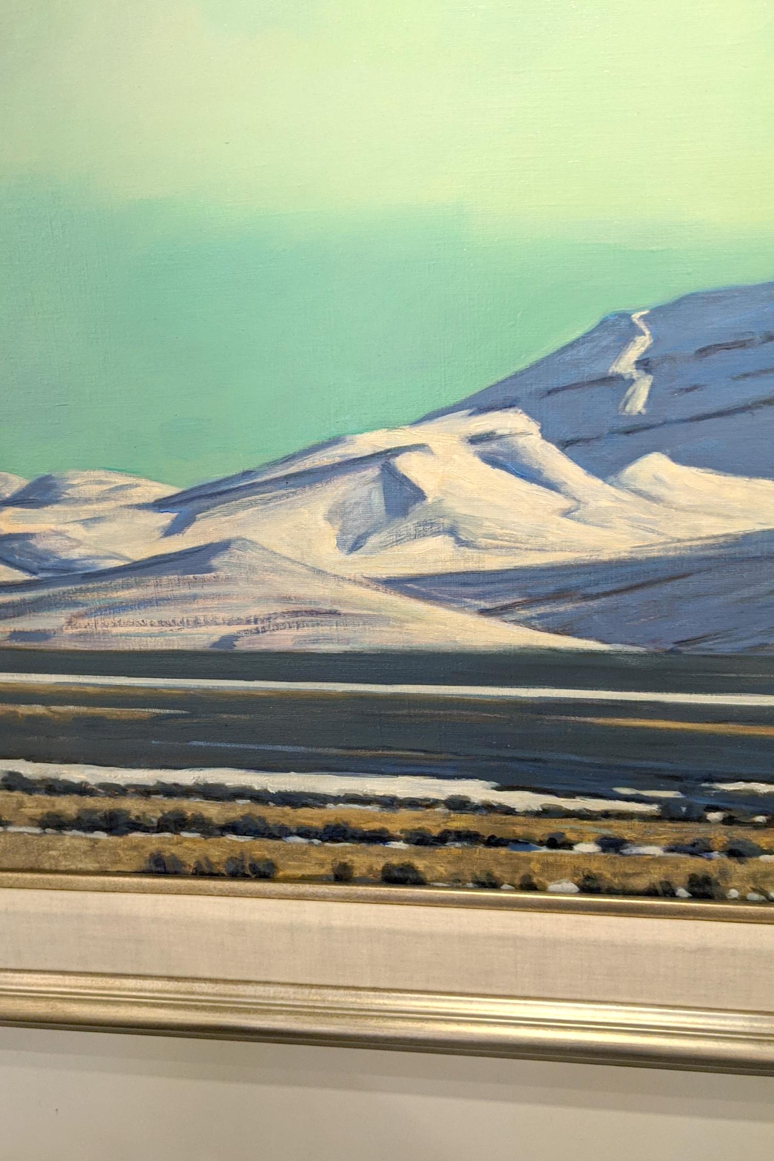 Battle Mountain, Nevada - American Realist Painting by Earl Jones