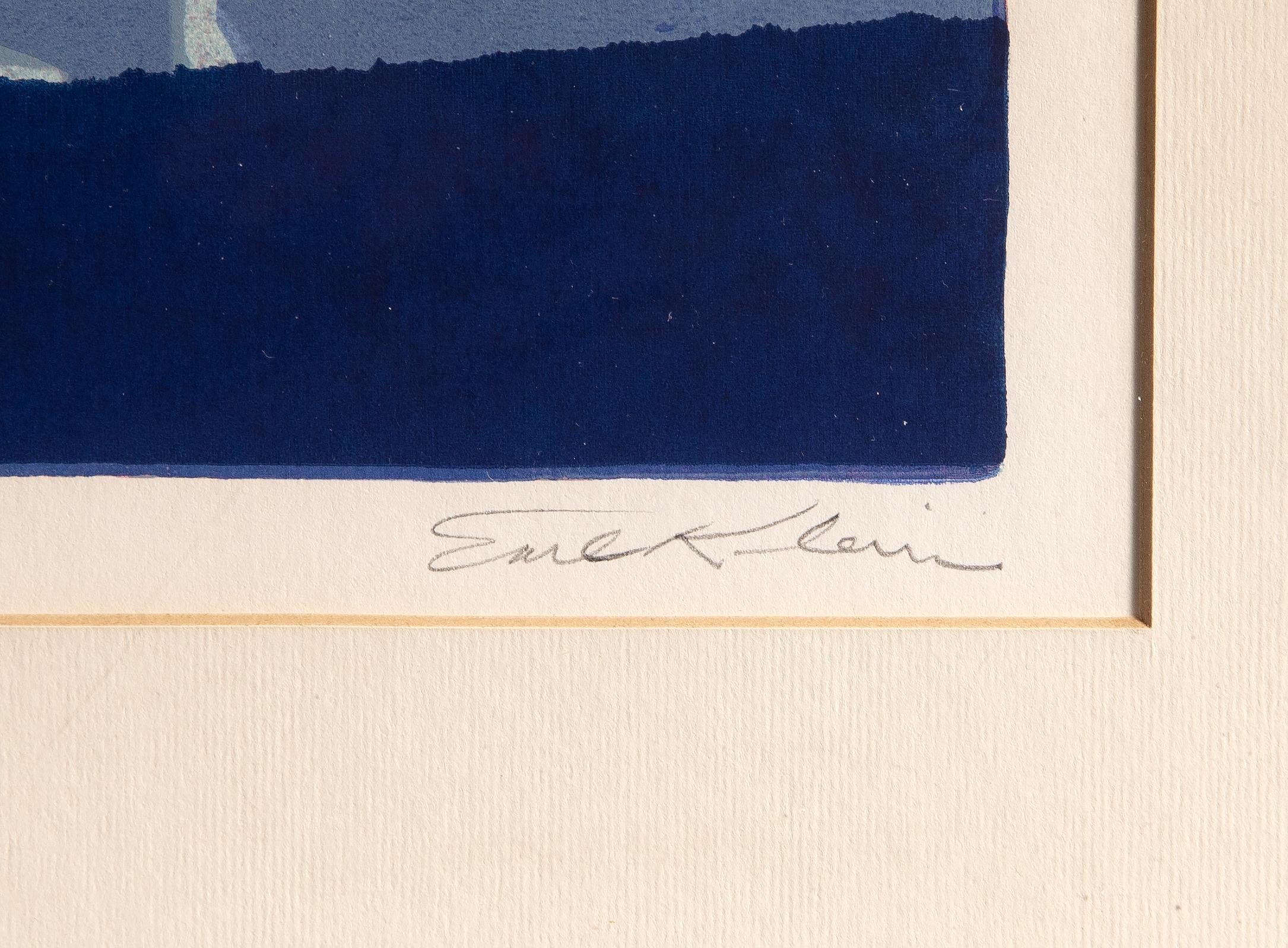 Paloma del amor, serigrafía firmada por Earl Klein en venta 4