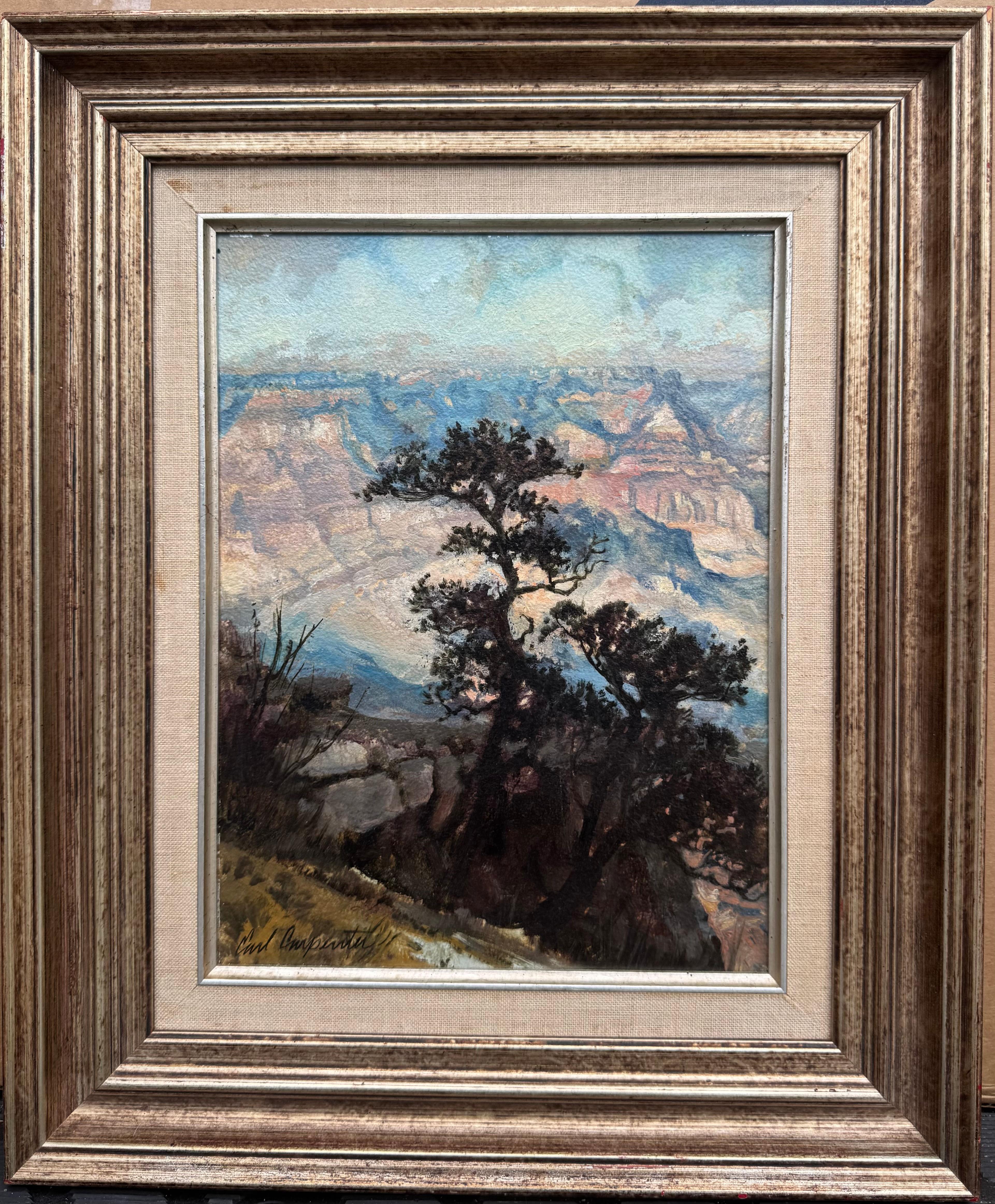 Western GRAND CANYON, Ölgemälde des amerikanischen Realismus (Amerikanischer Realismus), Painting, von earl L carpenter