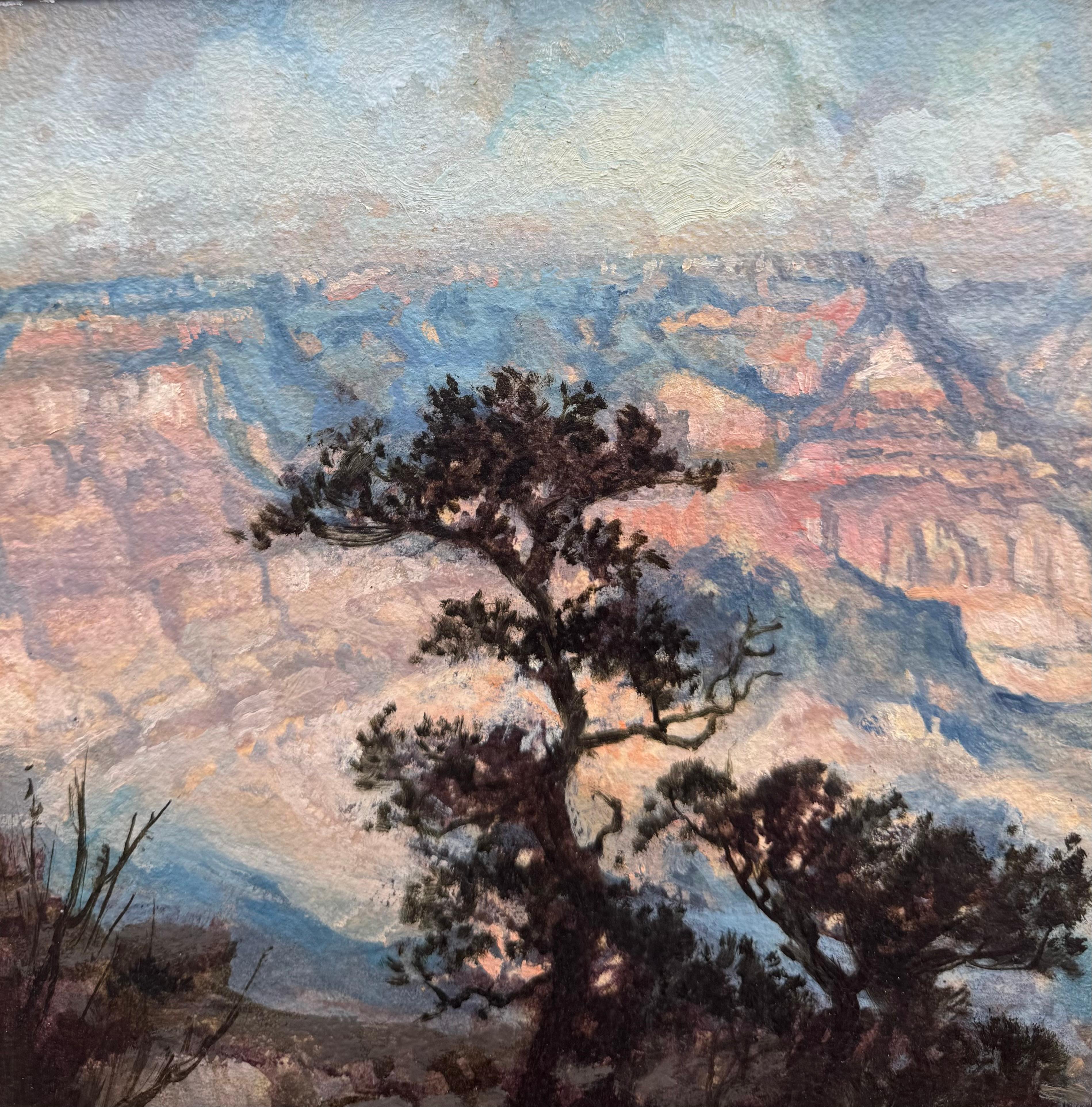 Western GRAND CANYON, Ölgemälde des amerikanischen Realismus im Angebot 3