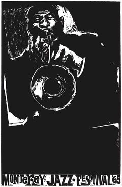 Earl Newman – Monterey Jazz Festival, 1965 Original Serigraph