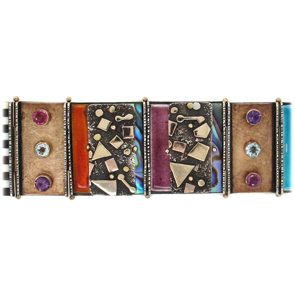 Ohr-Earl Pardon Collage-Armband Damen