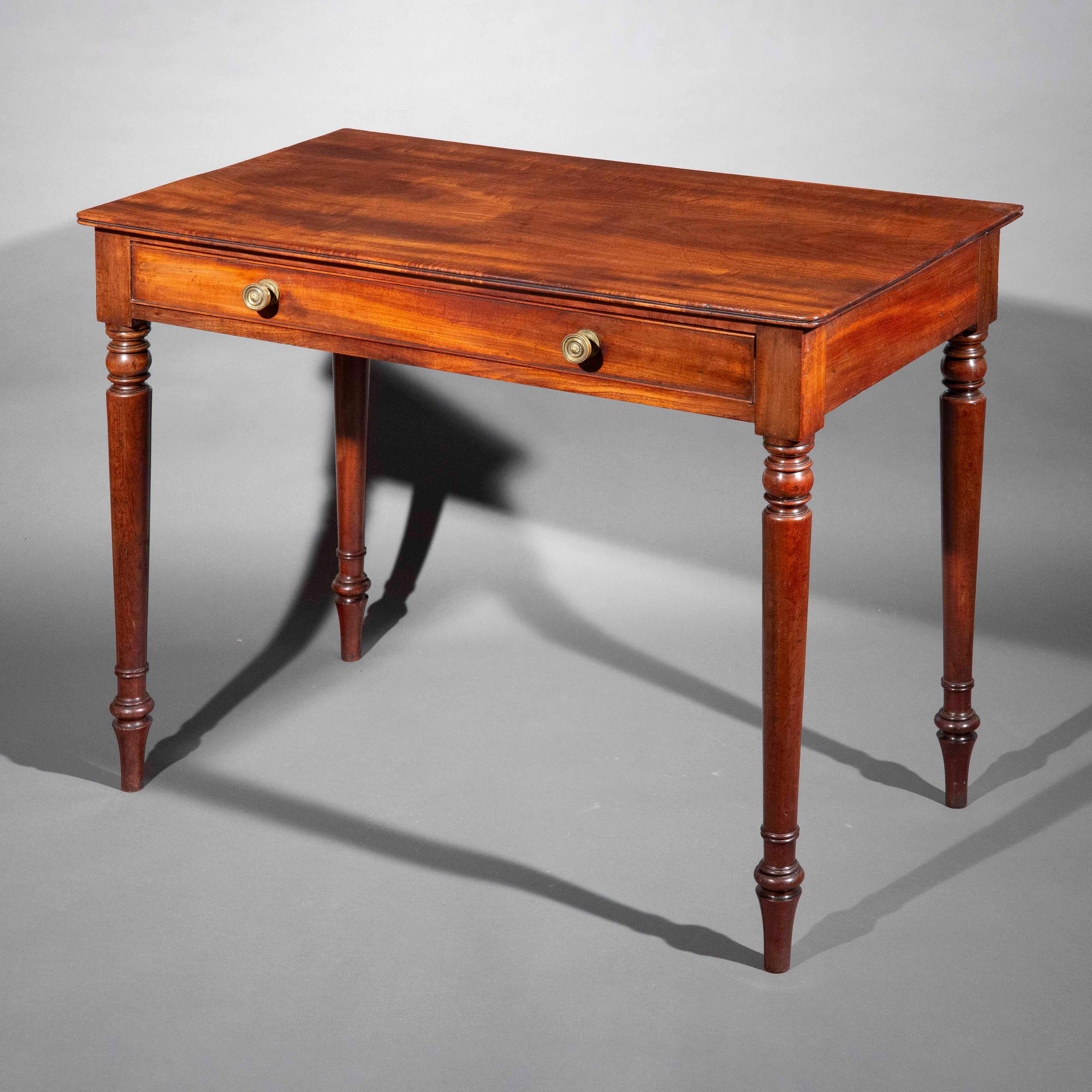 Brass Earl Spencer: A Regency Side Table Attributed to Gillows For Sale