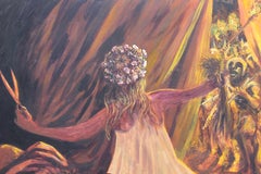 "Samson and Delilah" Large Biblical Modern Figurative Painting