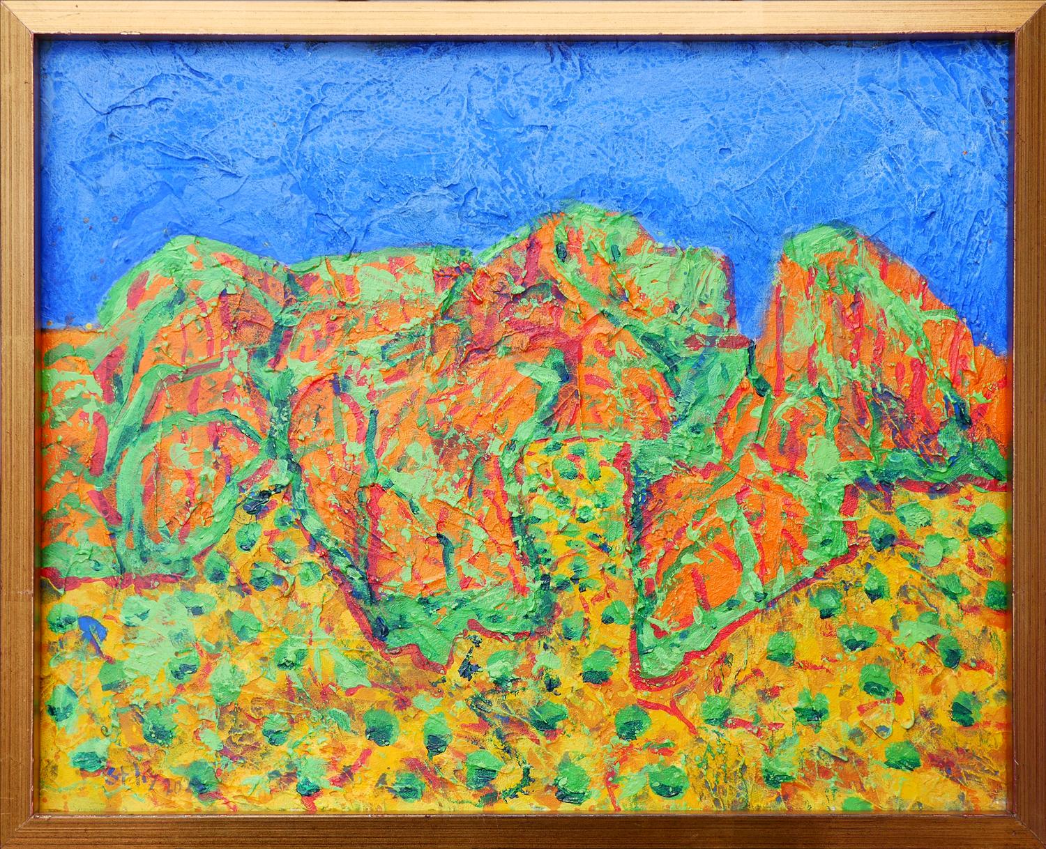 "The Chisos Mountains Big Bend National Park" Abstract Southern Landscape