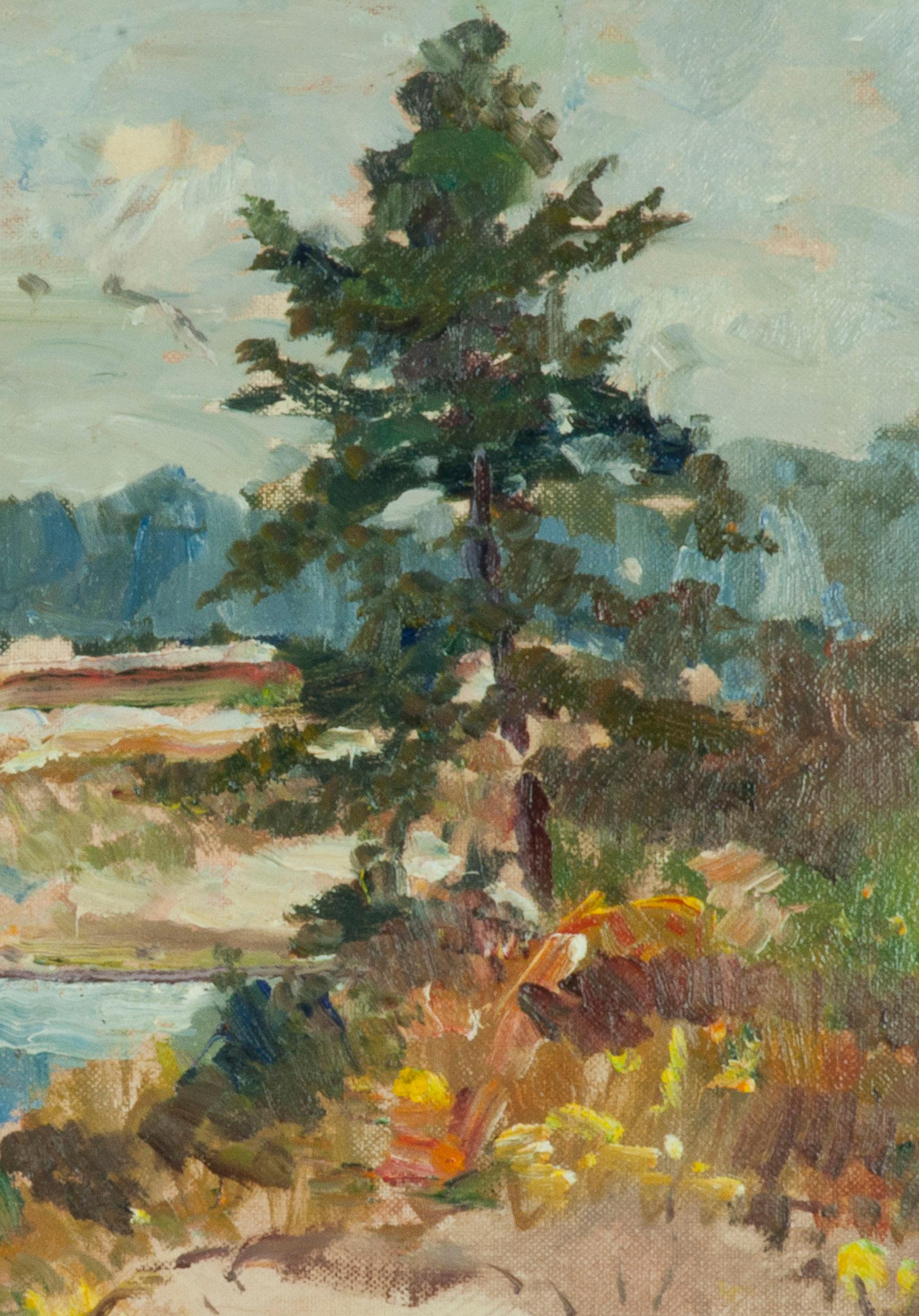 Marea entrante, Winter Harbor, Maine - Painting de Earl William North