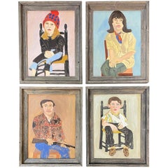 Portraits of Judy Hasch, Laura Gehest, Sam Burgess (Gunsmith), & Steve O'Brien