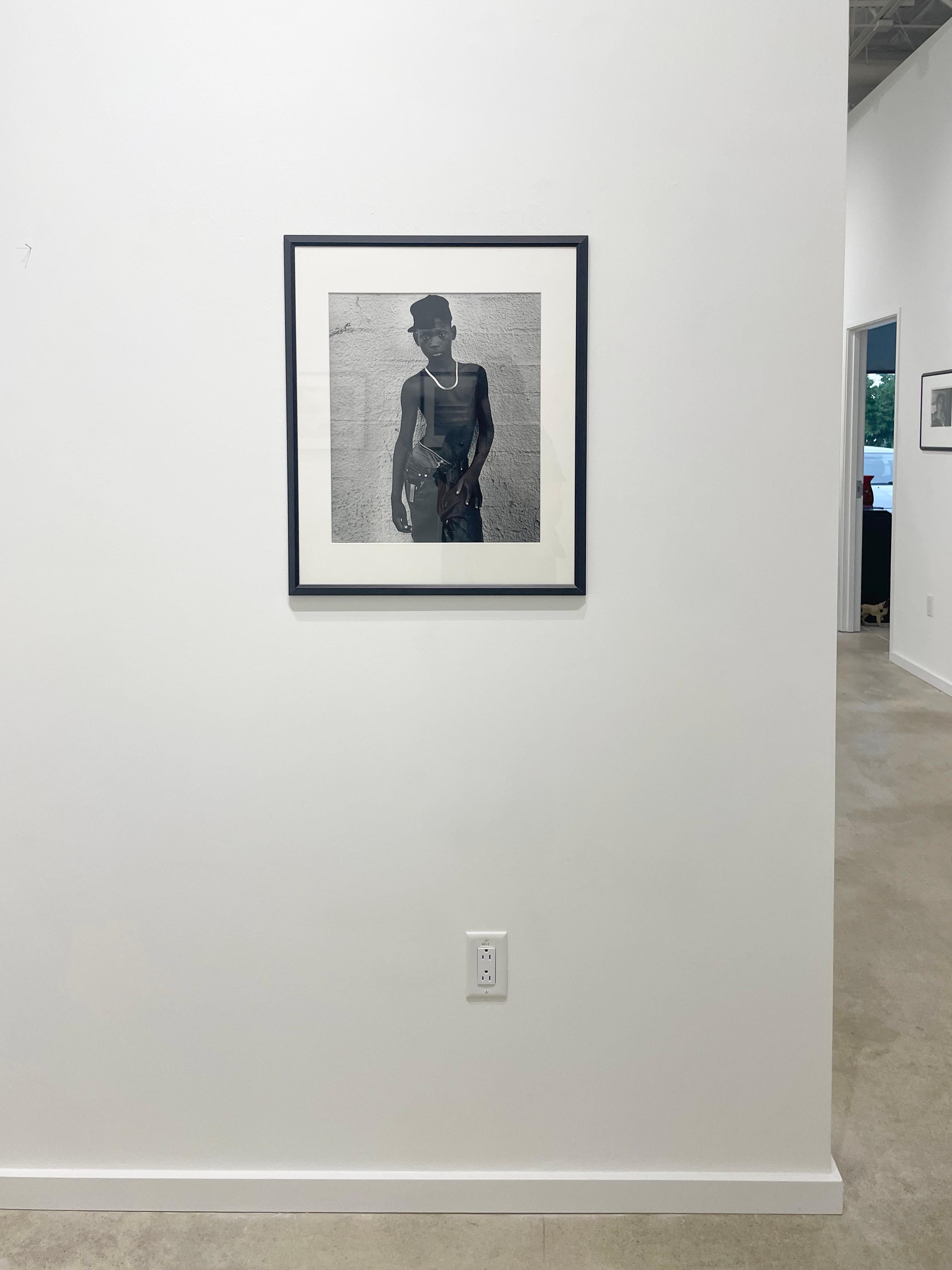 Hip Hop, Galveston, TX - Black and White Photograph, Black Artist, Portrait For Sale 1