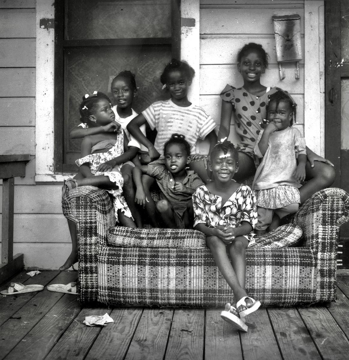 Seven Sisters - Famille, filles, enfants, Houston, Texas, photographe noir