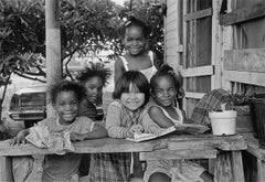 Smiling Girls, 3rd Ward, Houston, Texas - Children, Portrait, Childhood