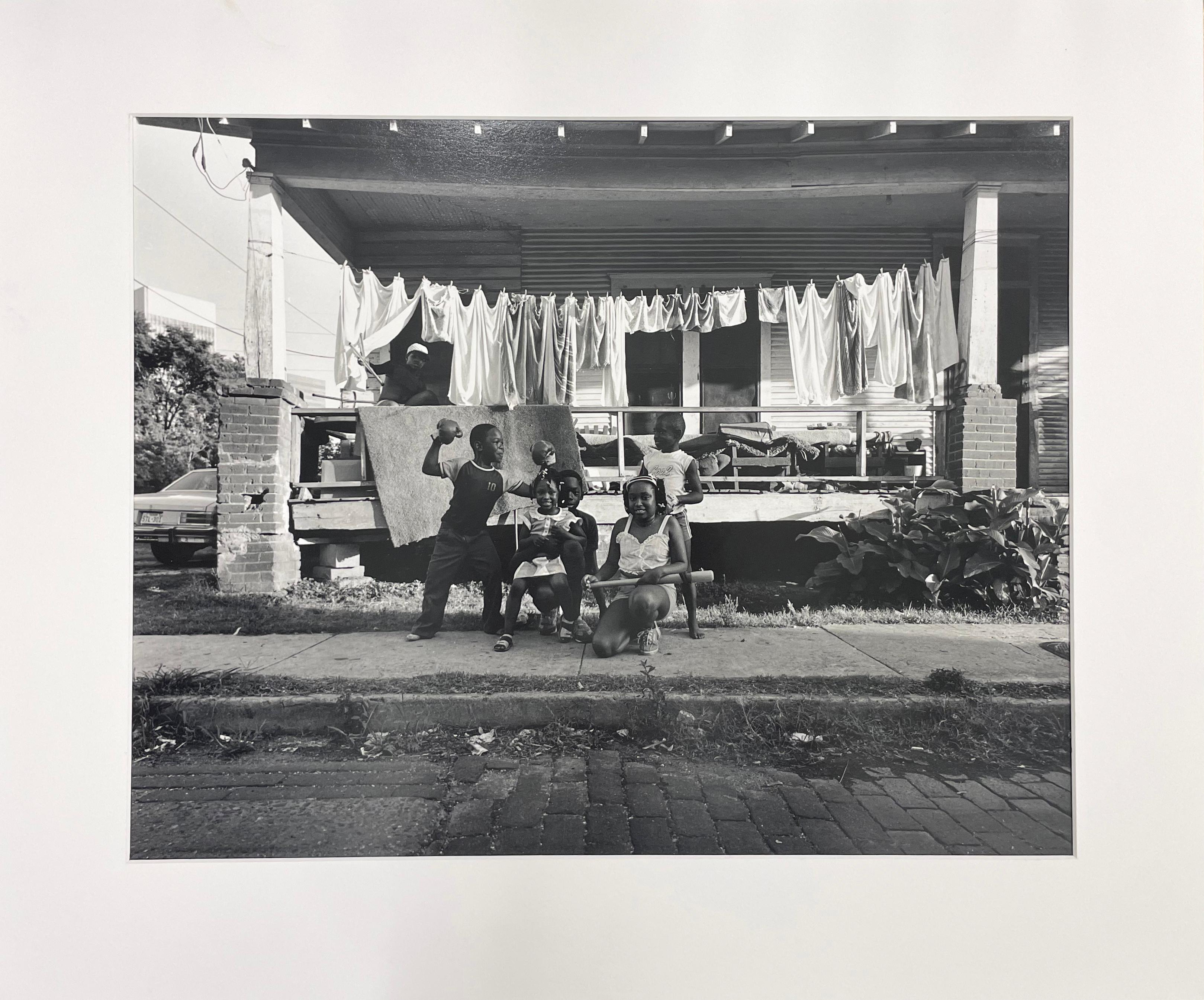 Street Champion, 4th Ward - Fotografia in bianco e nero, Artista nero, Documentario - Photograph di Earlie Hudnall Jr.