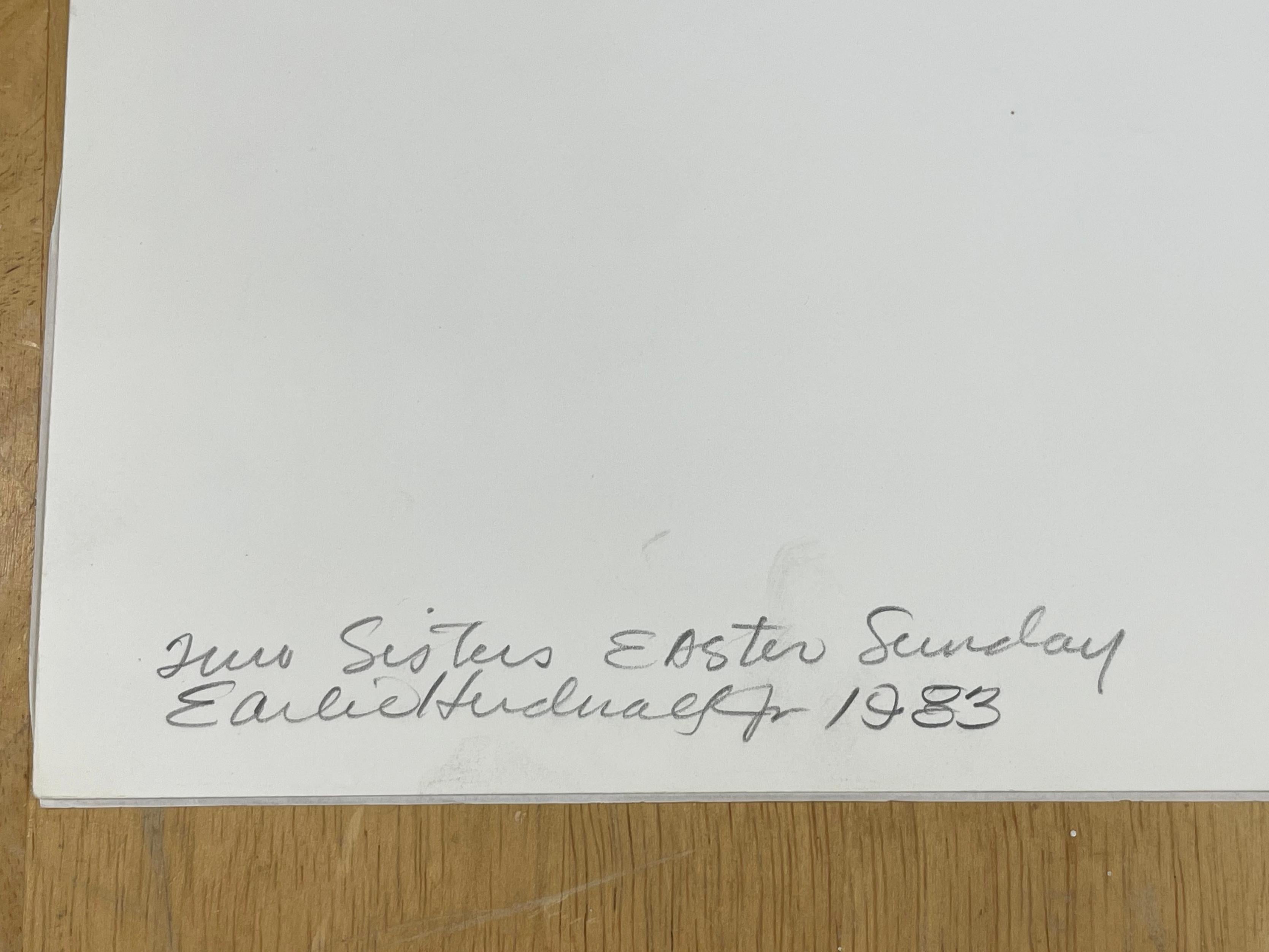 Rückseitig mit Bleistift signiert, betitelt und datiert von Earlie Hudnall, Jr.
Gelatinesilberdruck, 20 x 16 Zoll.

Earlie Hudnall, einer der bedeutendsten heute lebenden afroamerikanischen Fotografen, hat die afroamerikanischen Viertel in Houston,