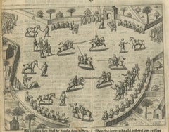 Earliest Depiction of Balinese Festival and Gamelan, Dutch Engraving c.1601