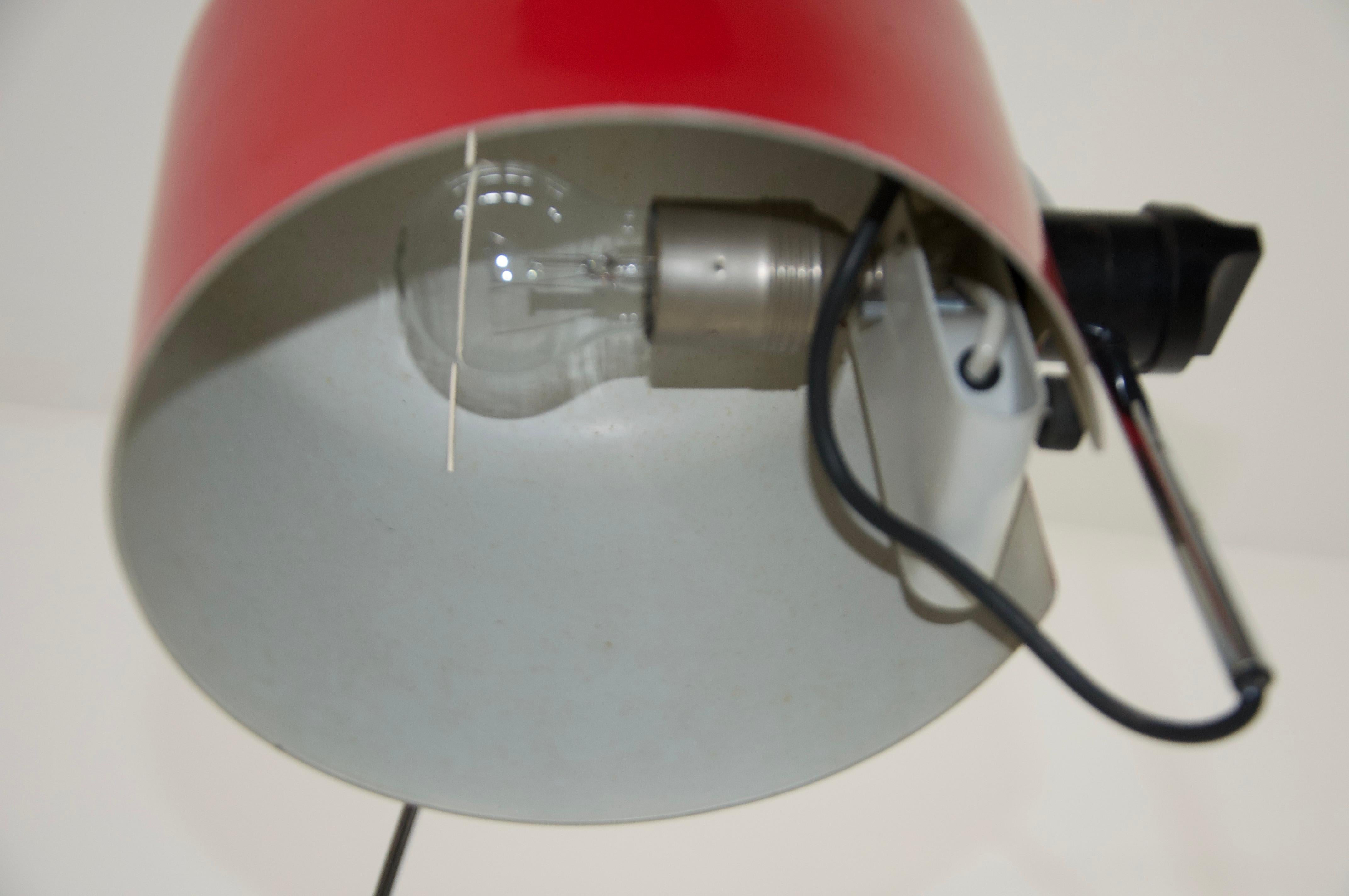 Early 1158 Coupe Wall Lamp by Joe Colombo For Oluce, 1960s For Sale 7
