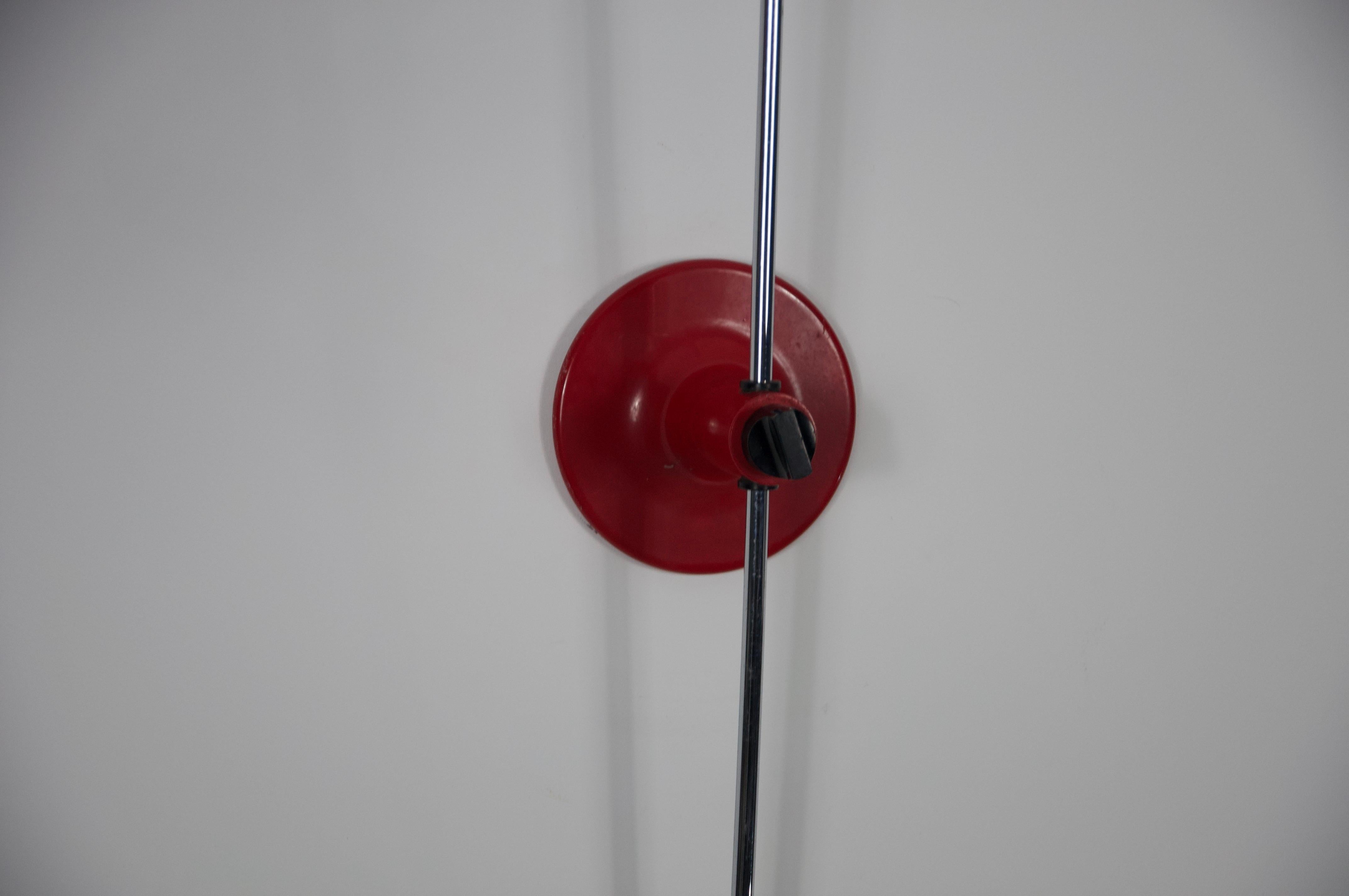 Early 1158 Coupe Wall Lamp by Joe Colombo For Oluce, 1960s For Sale 8