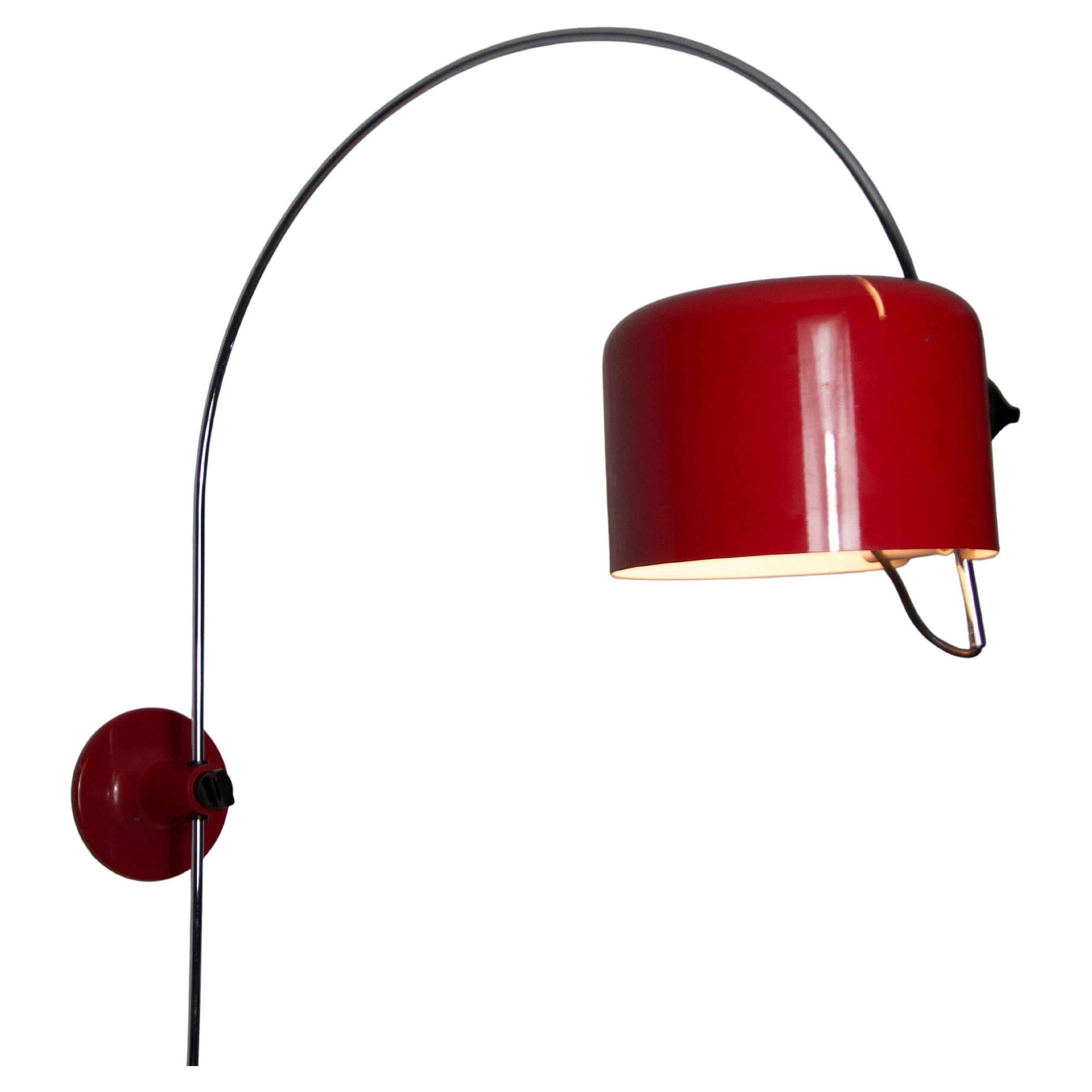 Early 1158 Coupe Wall Lamp by Joe Colombo For Oluce, 1960s