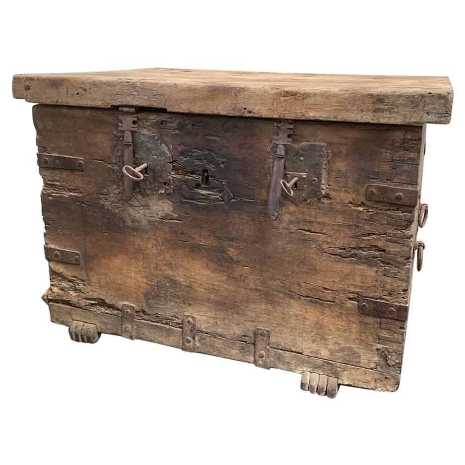 Early 16th Century Gothic Coffer Strongbox