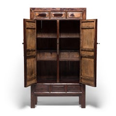 Chinese Paneled Storage Cabinet, c. 1650