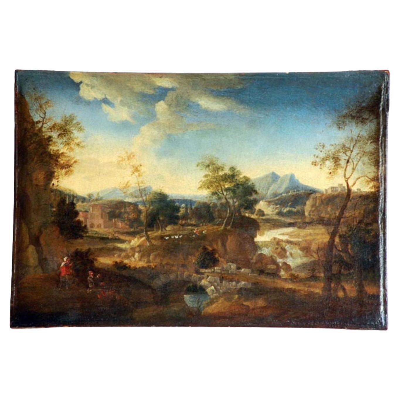 Pittura di paesaggio francese dell'inizio del XVII secolo