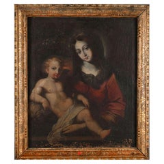 Early 17th century French School  "Virgin and Child "