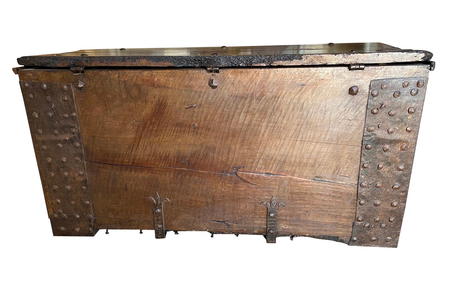 Early 17th Century Italian Coffre Fort For Sale 12