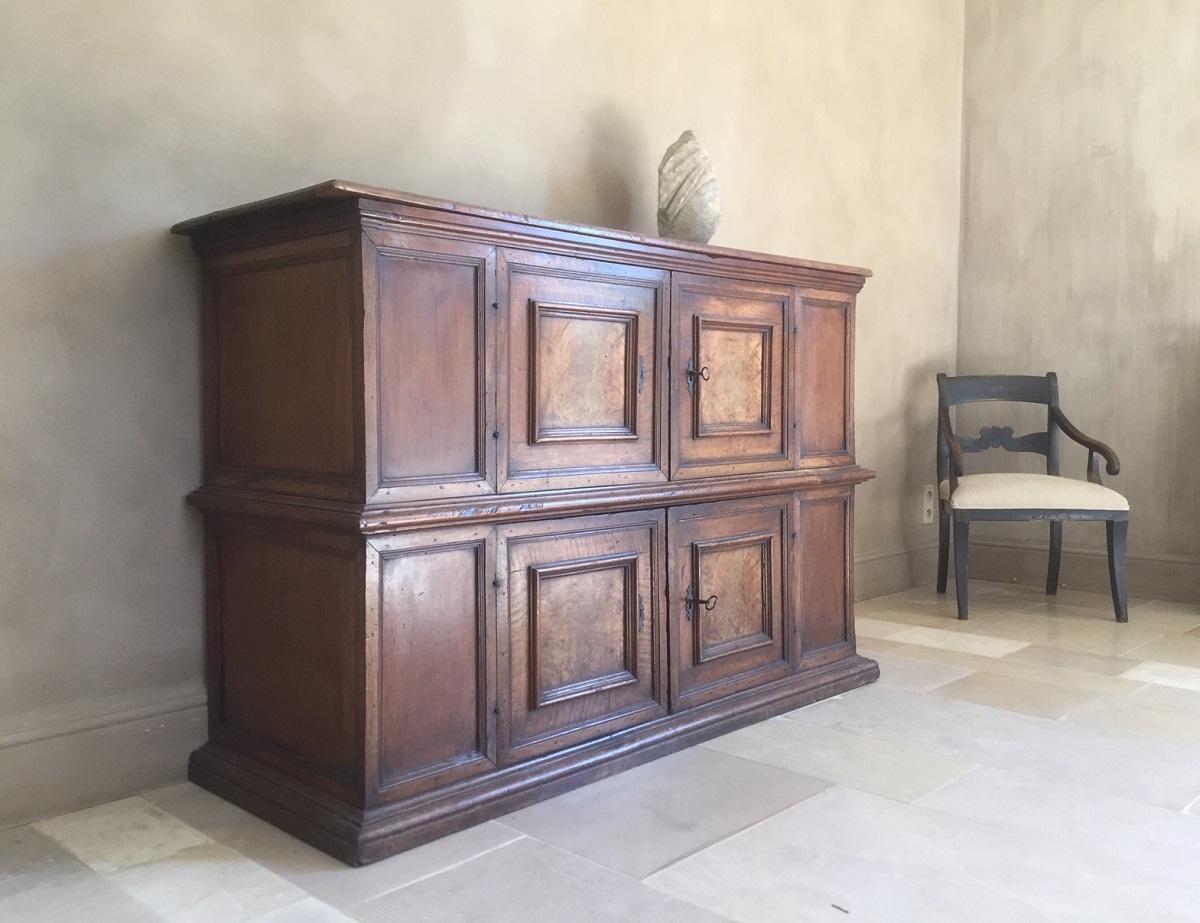 Hand-Crafted Early 17th Century Italian Cupboard