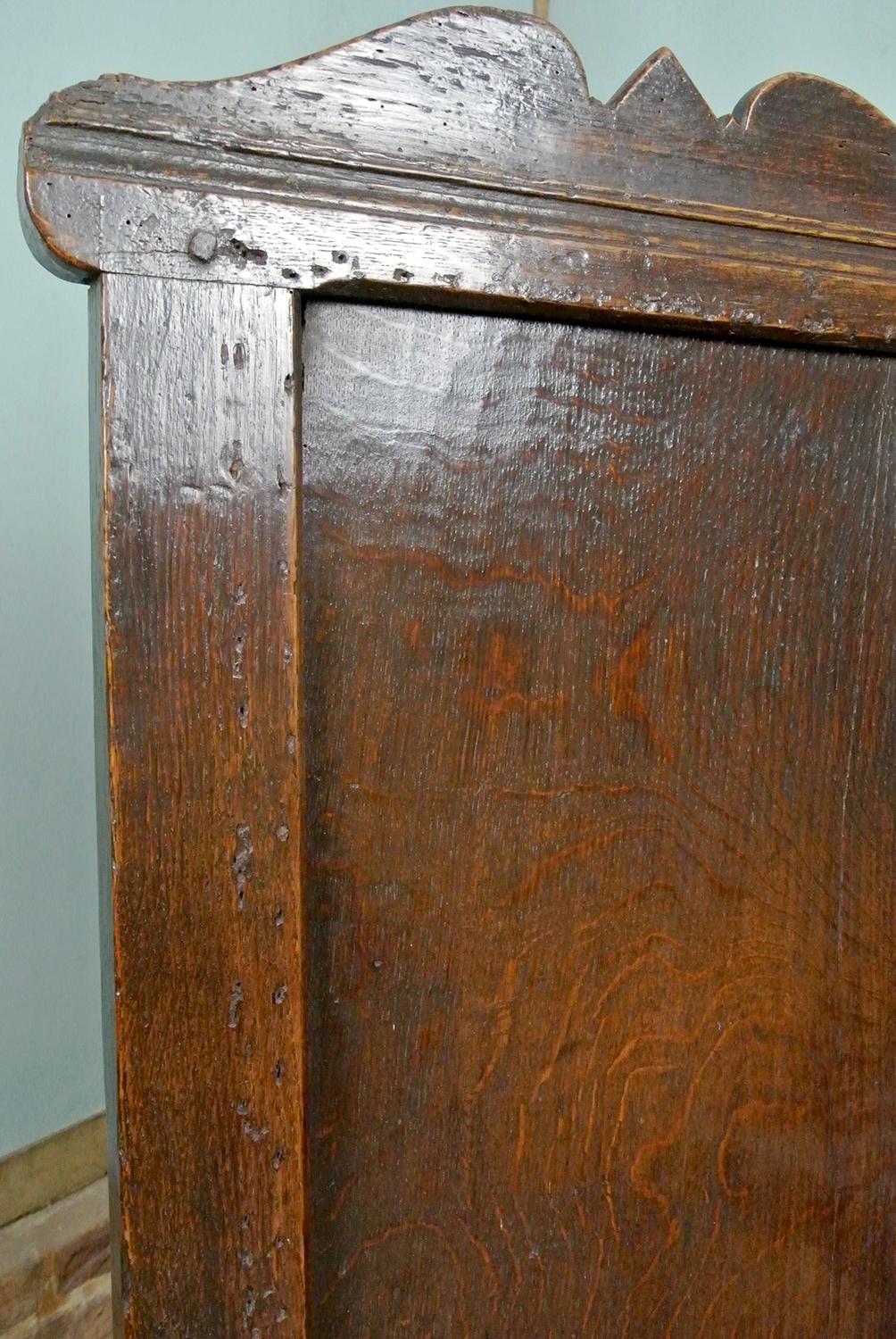 18th Century and Earlier Early 17th Century Wainscot Oak Great Chair, c. 1620