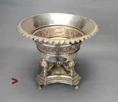 Early 1800s Austrian Empire Centerpiece solid 13 loth / 813 Silver / 1kg 40gr
