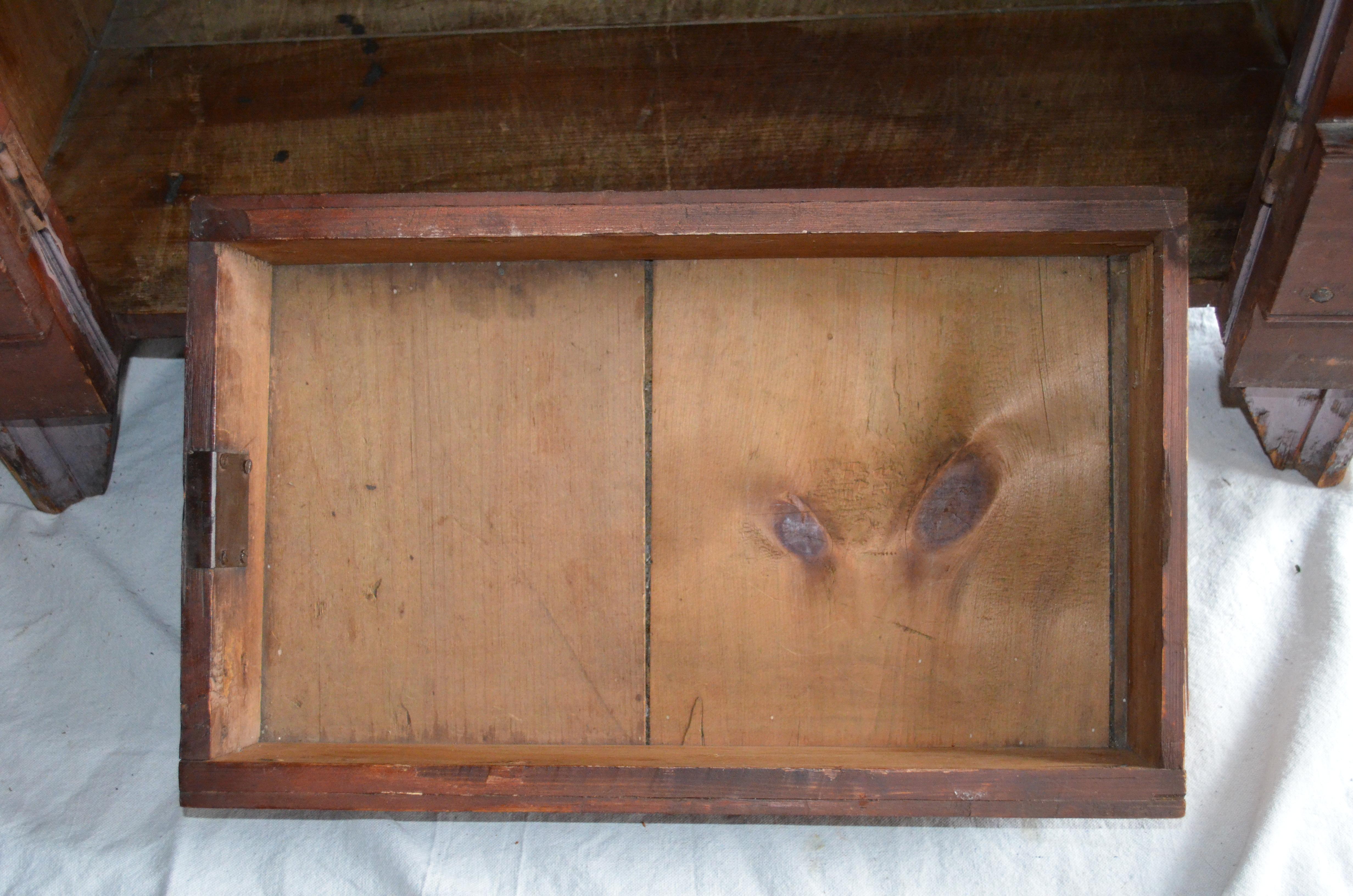 Early 1800s Cupboard for Parlor, Kitchen, Pantry with Lockbox Inside 7
