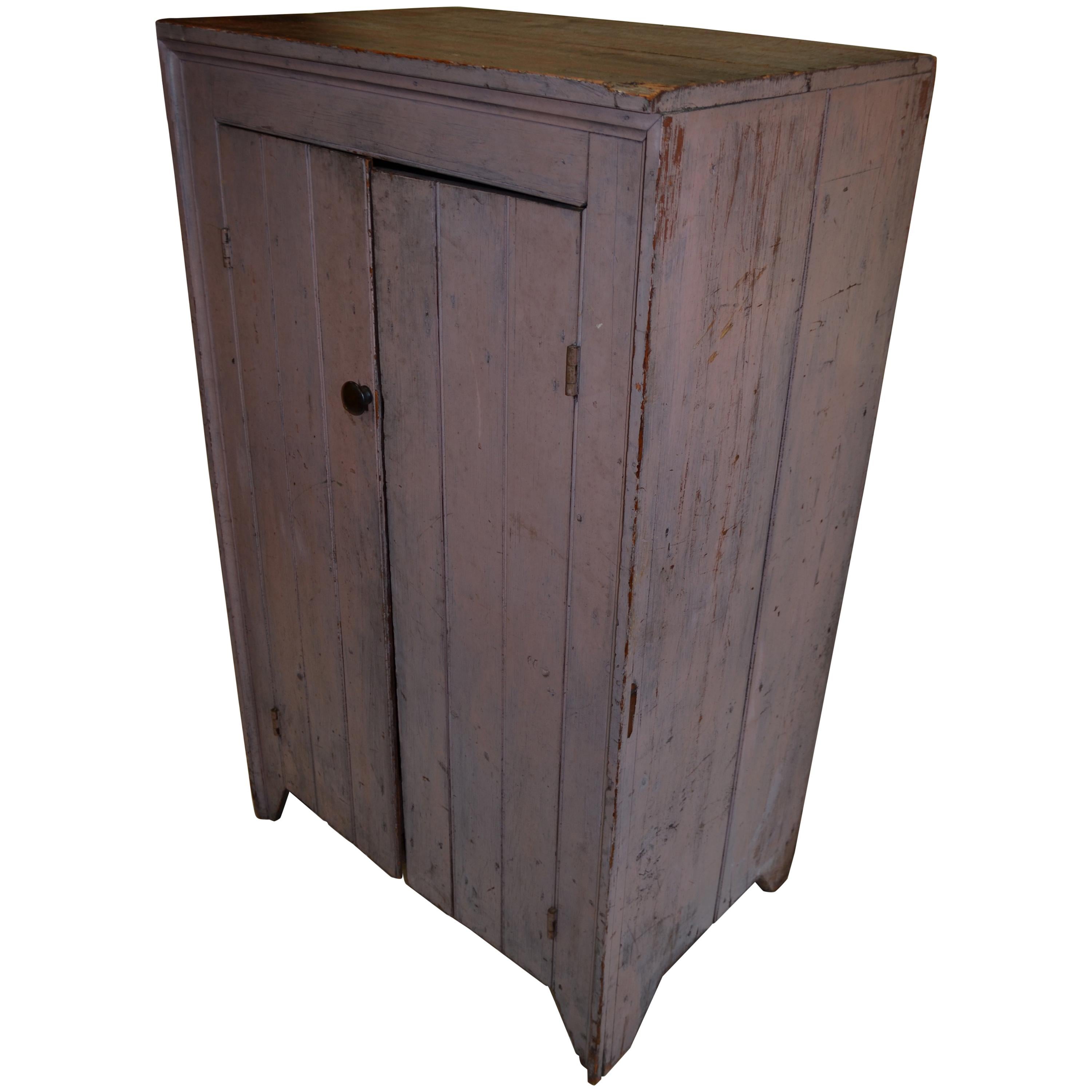 Early 1800s Cupboard for Parlor, Kitchen, Pantry with Lockbox Inside