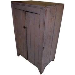 Antique Early 1800s Cupboard for Parlor, Kitchen, Pantry with Lockbox Inside
