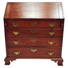 Early 1800's English George III Style Drop Front Desk