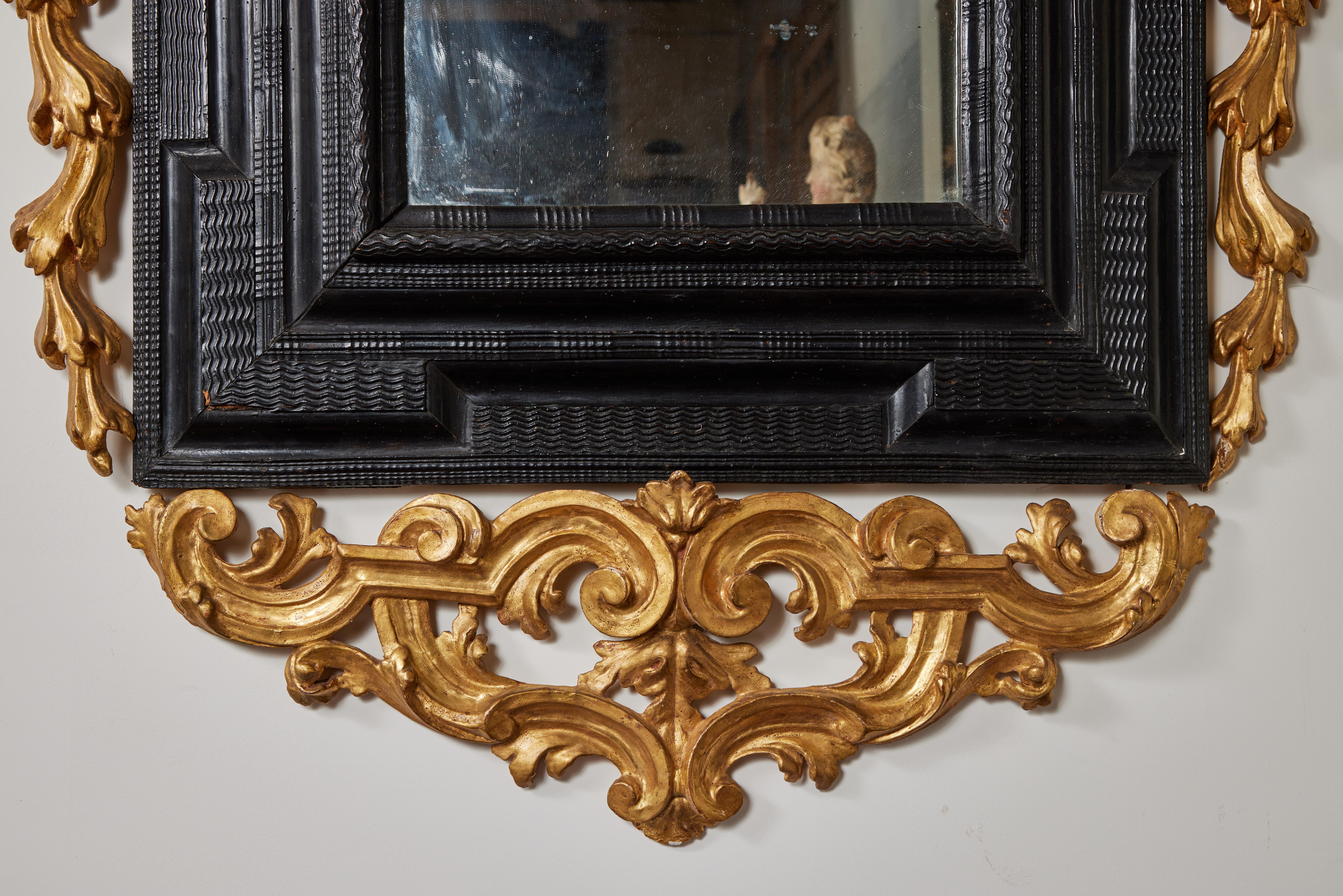 Early 1800’s, Genoa Mirror In Good Condition For Sale In Newport Beach, CA