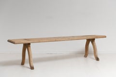 Early 1800s Northern Swedish Country Bench
