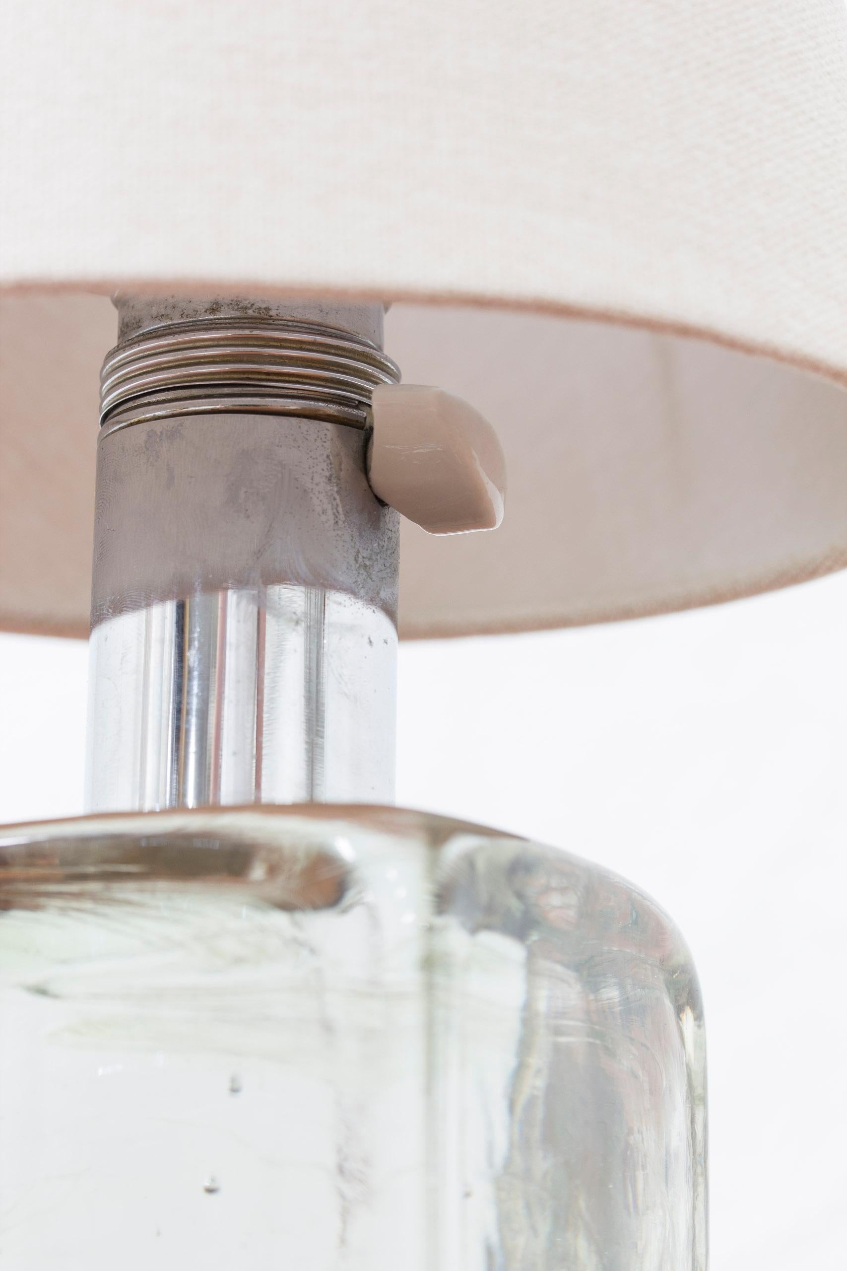 Early 1819 Glass Table Lamp by Josef Frank, Svenskt Tenn, Sweden, 1930s In Good Condition In Hägersten, SE