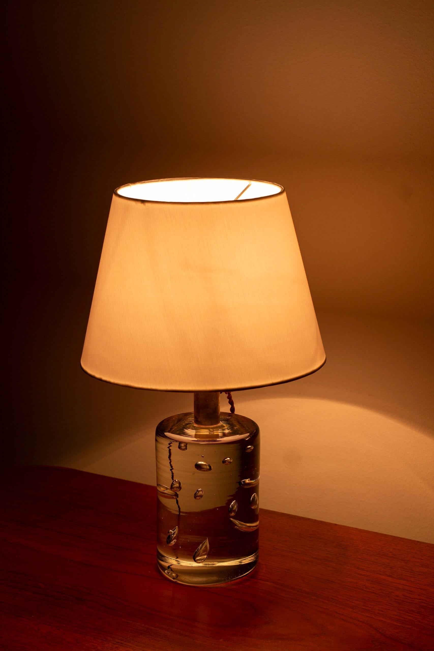 Early 1819 Glass Table Lamp by Josef Frank, Svenskt Tenn, Sweden, 1930s 1