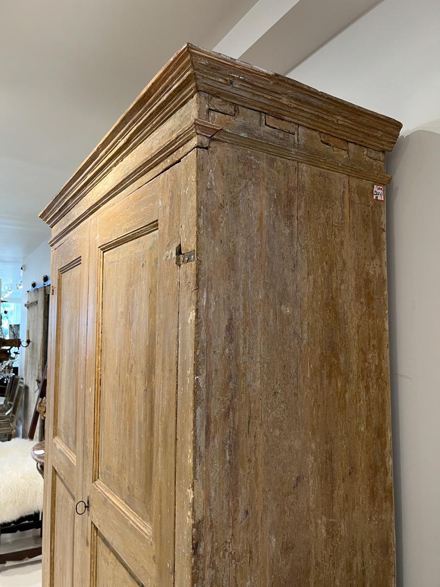 Early 18c Tuscan Armoire with Original Paint 1