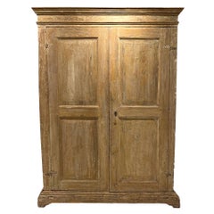 Early 18c Tuscan Armoire with Original Paint