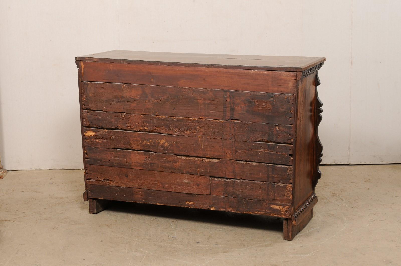 Early 18th C Italian Elaborately-Embellished Commode w/Putti Carved Drawer Pulls For Sale 5