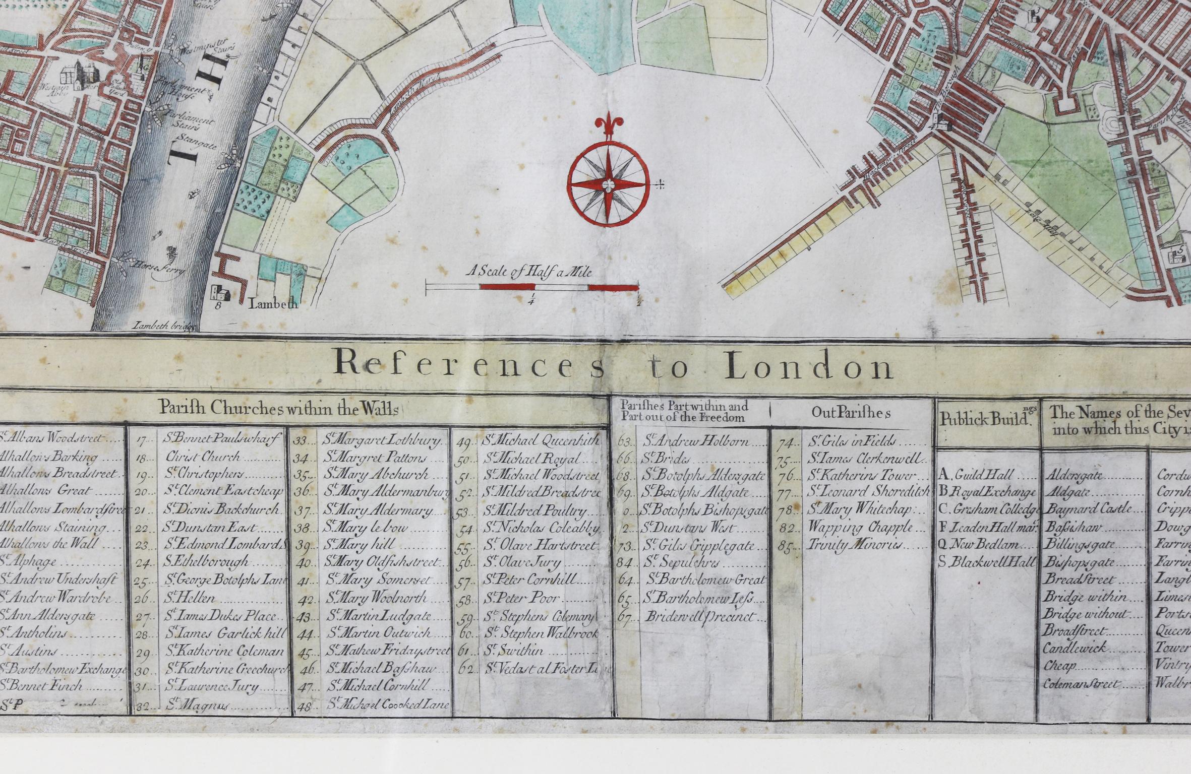 map of 18th century london