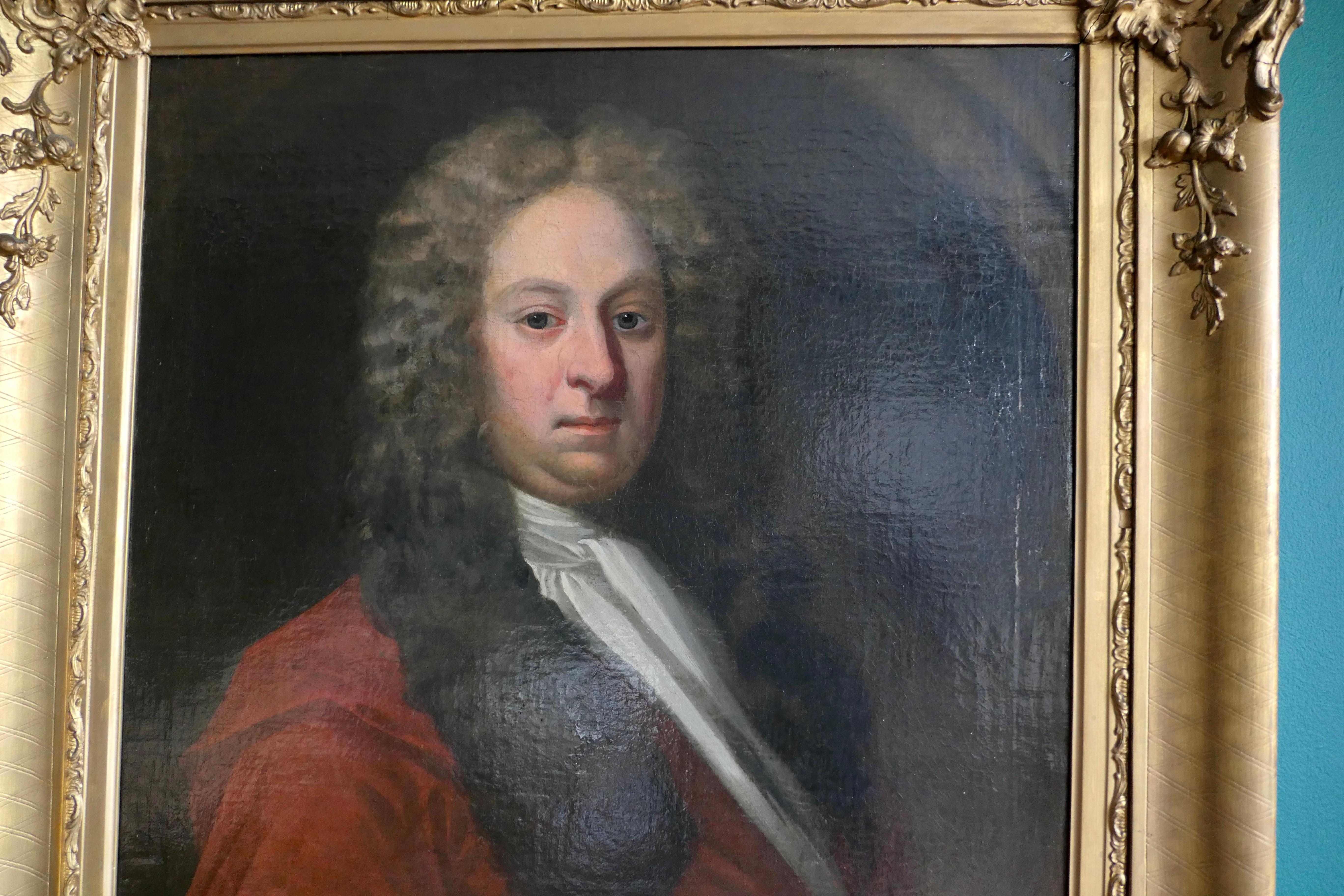 Georgian Early 18th Century Portrait of a Gentleman, William Woodhouse of Rearsby Hall For Sale
